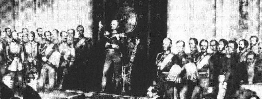 Die Deputation der Nationalversammlung bei Friedrich Wilhelm IV.